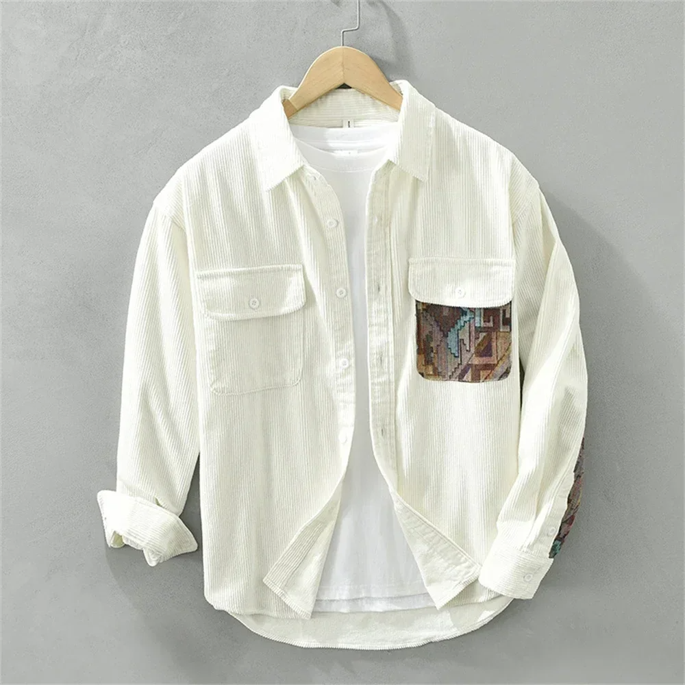Patch-Theory Corduroy Shirt