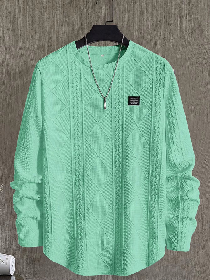 Verso Cable Knit Crewneck