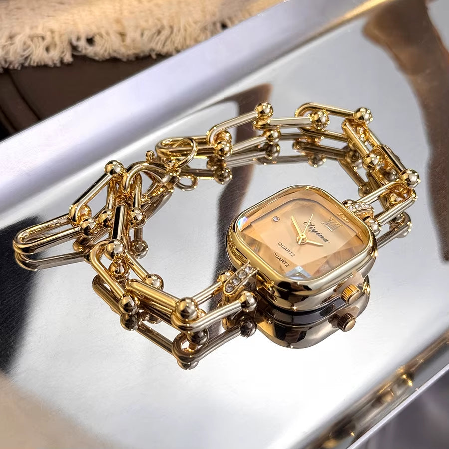 Baroque Chain Link Bracelet Watch