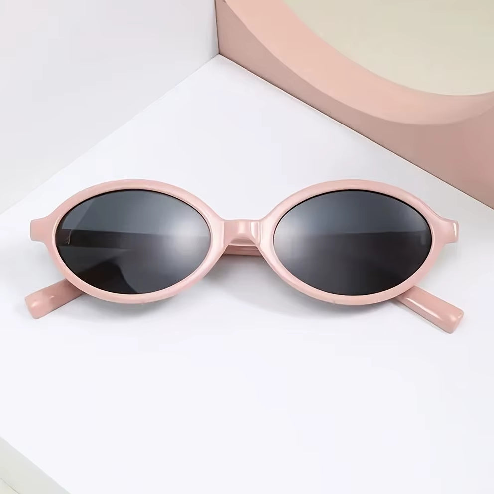 Demi Retro Oval Sunglasses