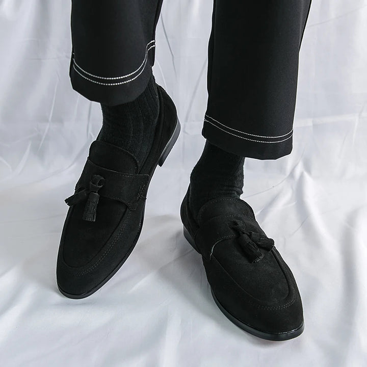 Cambridge Suede Tassel Loafer